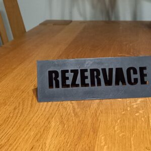 Stojánek REZERVACE – V3